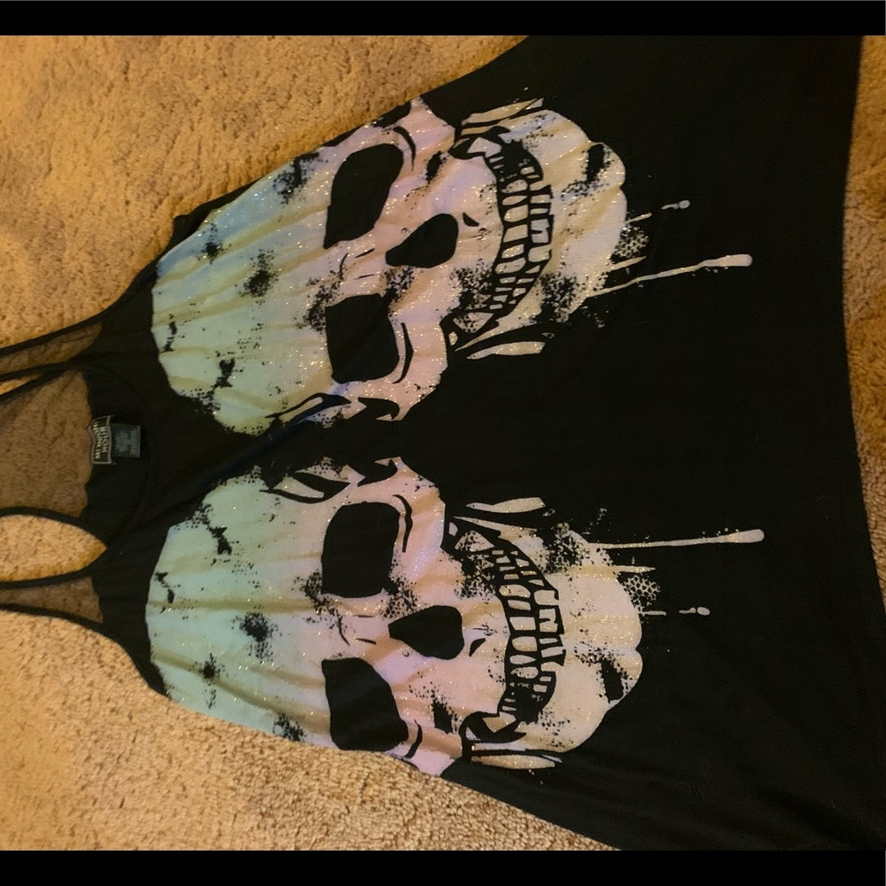 Skull tank top